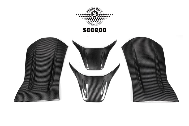 SOOQOO – Carbon Seat Back Cover For Mercedes AMG Bucket Seats