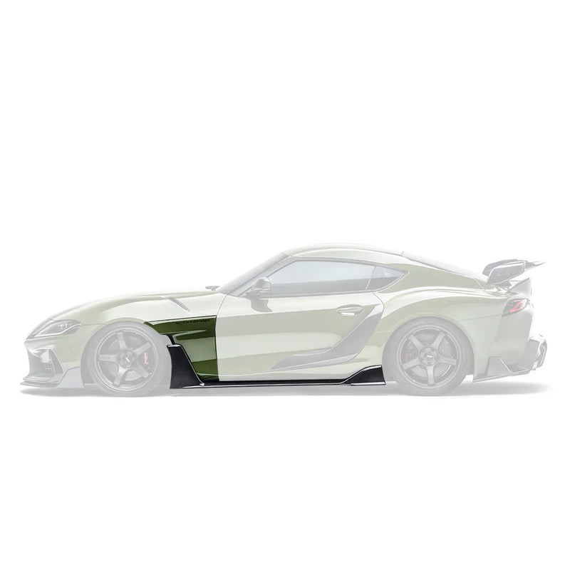 ADRO Carbon Fiber Side Skirts V2 – Toyota GR Supra (A90/A91) KONG PERFORMANCE