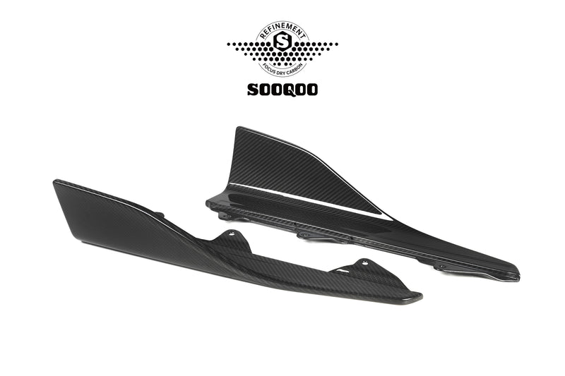 SOOQOO – Carbon Sideskjørt (MP Style) BMW M2 / M2C F87 (2015–2022)