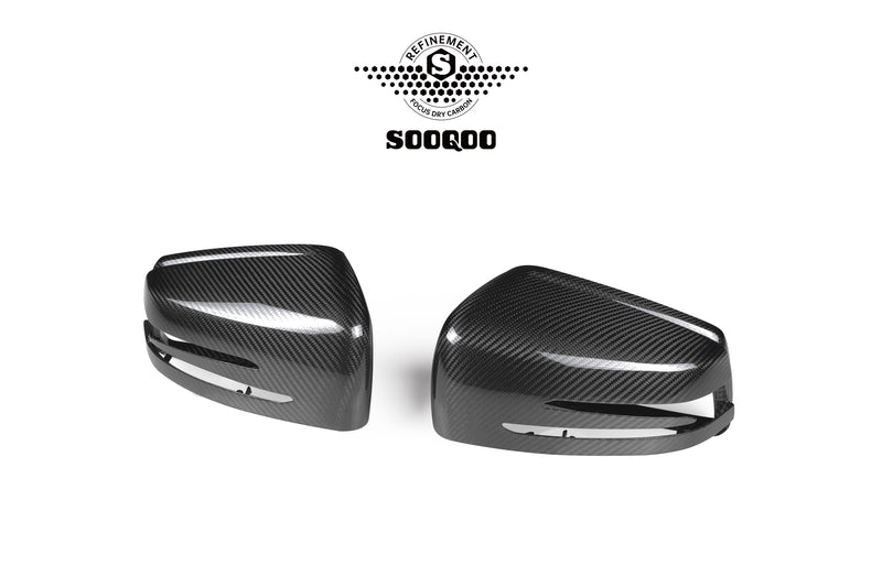 SOOQOO – Carbon Speilkåper (OEM Style) Mercedes C / A / CLA / CLS / E-Klasse & GLA