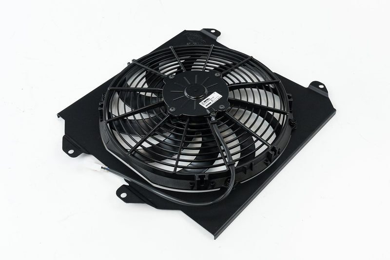 CSF Honda Civic 92-00 Fan Shroud Black med 12" SPAL Fan