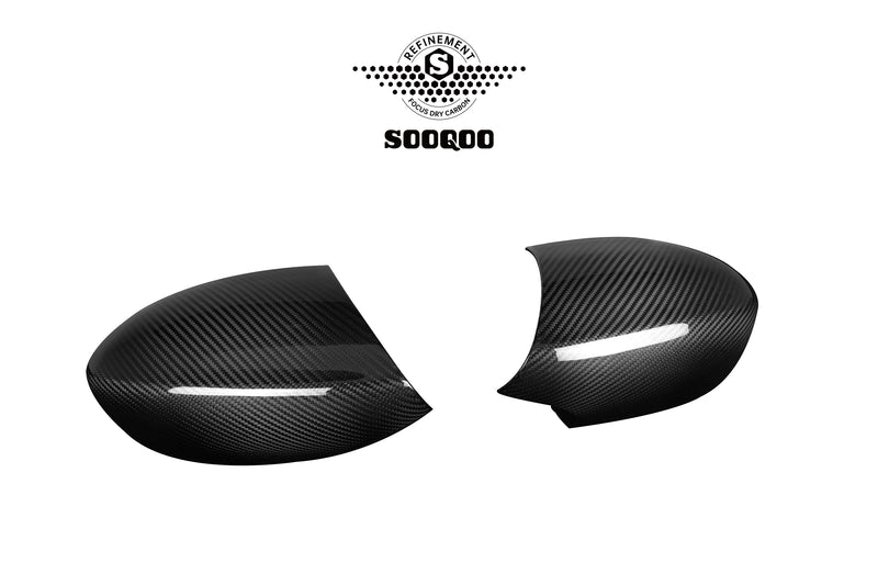 SOOQOO – Carbon Speilkåper (OEM Style) BMW M3 E92 / 1M E82 (2007–2013)