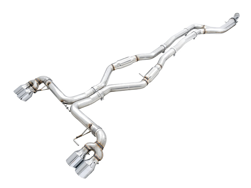 AWE Track Edition BMW G2X M340i M440i — Chrome Silver 102mm tips