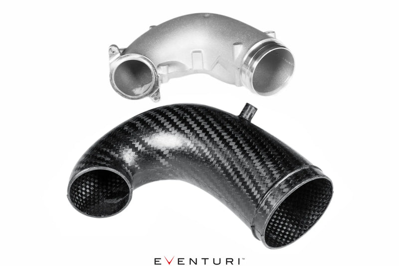 Eventuri Audi RS3 / TTRS Gen 2 8V 8Y, RSQ3 & VZ5 karbon Turbo Inlet med No Flange (Non USA)