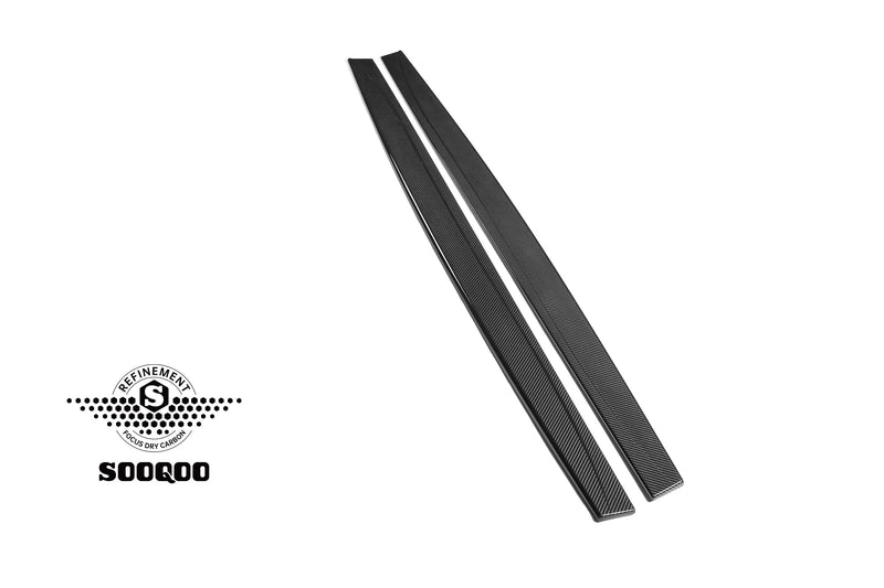SOOQOO – Carbon Sideskjørt (MP Style) BMW M3 F80 / M4 F82 / F83 (2014–2020)