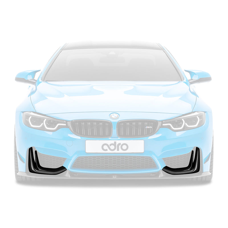 ADRO BMW F8X M3 M4 Front Air Duct Carbon Fiber — frontperspektiv