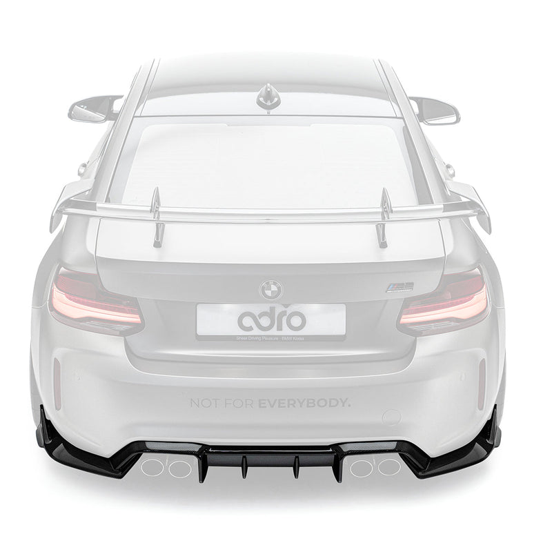 ADRO BMW F87 M2 Rear Diffuser Carbon Fiber — bakperspektiv