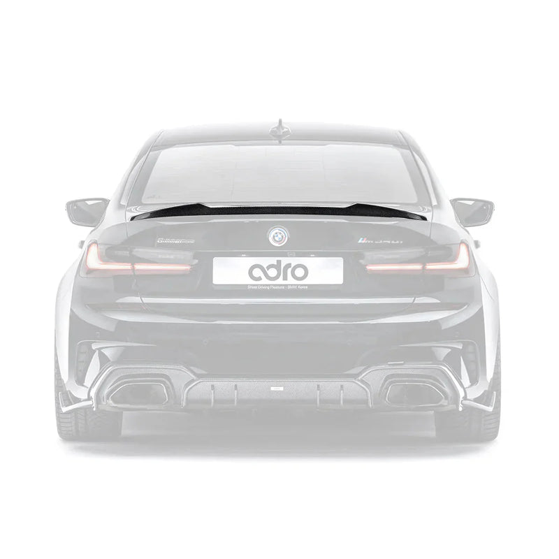 ADRO BMW G20 M340i G80 M3 LCI Trunk Spoiler V1 — bakperspektiv