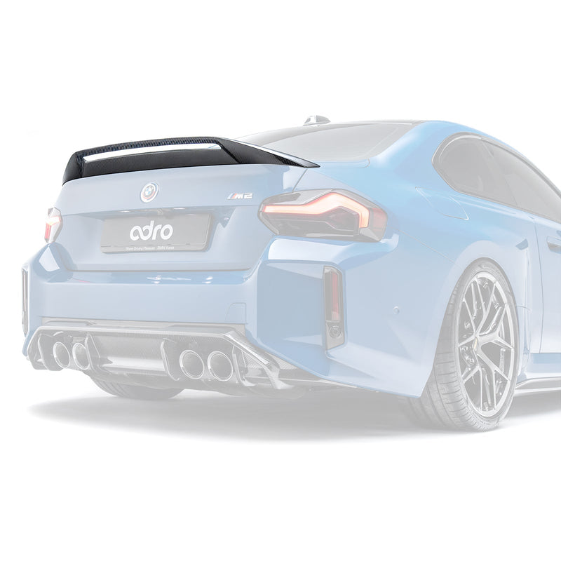 ADRO BMW G87 M2 G42 M240i Prepreg Carbon Spoiler — bakperspektiv