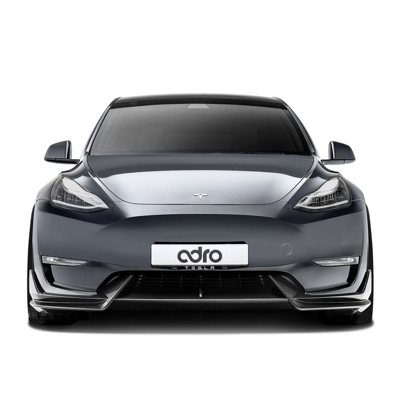 ADRO Tesla Model Y Front Lip V1 — sideperspektiv
