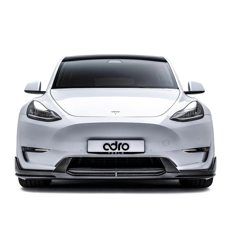 ADRO Tesla Model Y Front Lip V2 — sideperspektiv