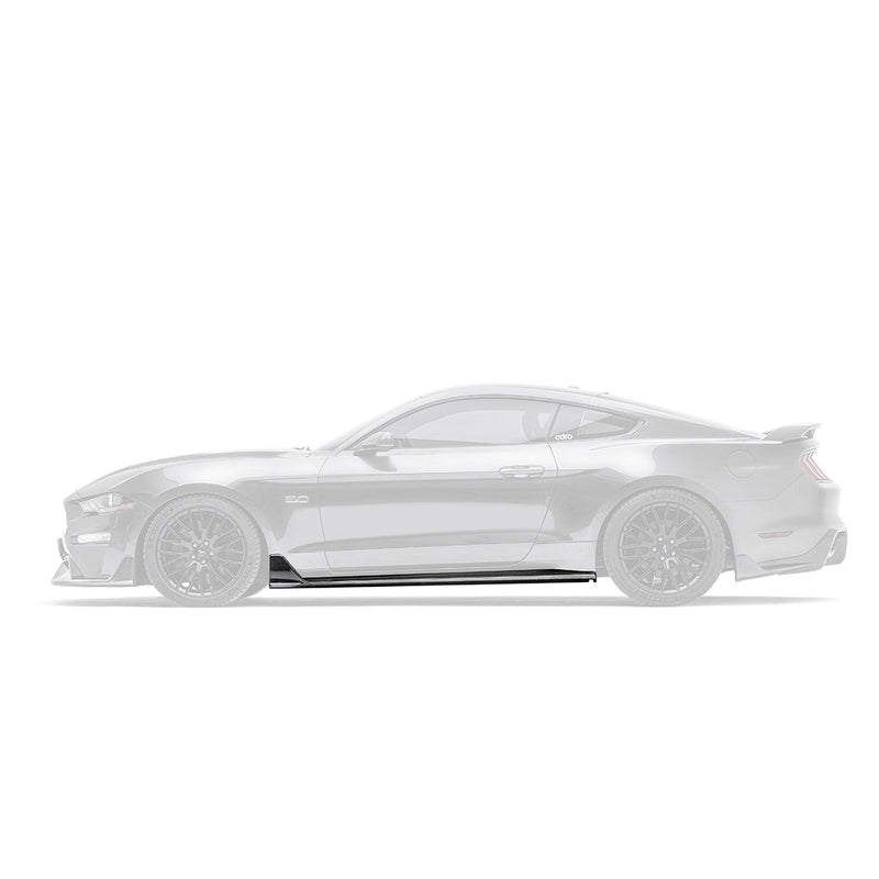 ADRO Ford Mustang GT S550 Side Skirts Carbon Fiber — sideperspektiv