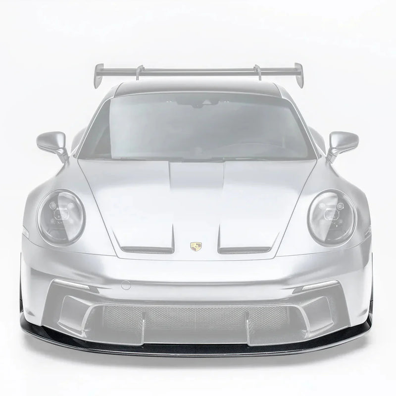ADRO Porsche 992 GT3 Lower Front Lip — frontperspektiv