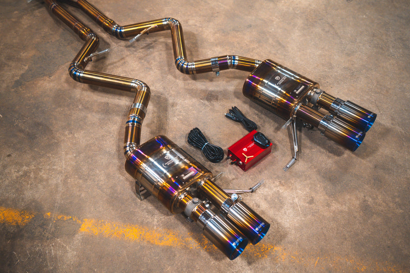 Valvetronic Designs Spjeldstyrt Titanium Eksosanlegg – BMW M3 E90, E92, E93 (S65 V8)