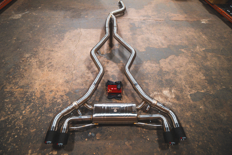 BMW B58 M340i M440i Full Stage 2 Downpipe Catback Tune pakke – Kong Performance