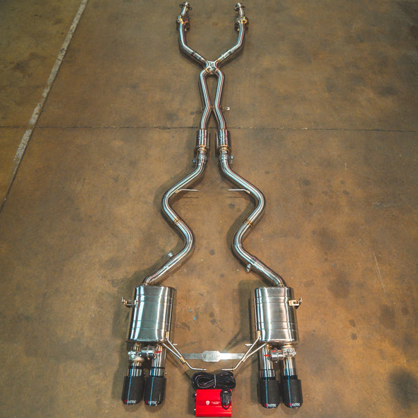 Valvetronic Designs Spjeldstyrt Eksosanlegg – BMW M3 E90, E92, E93 (S65 V8 T304 Stainless)