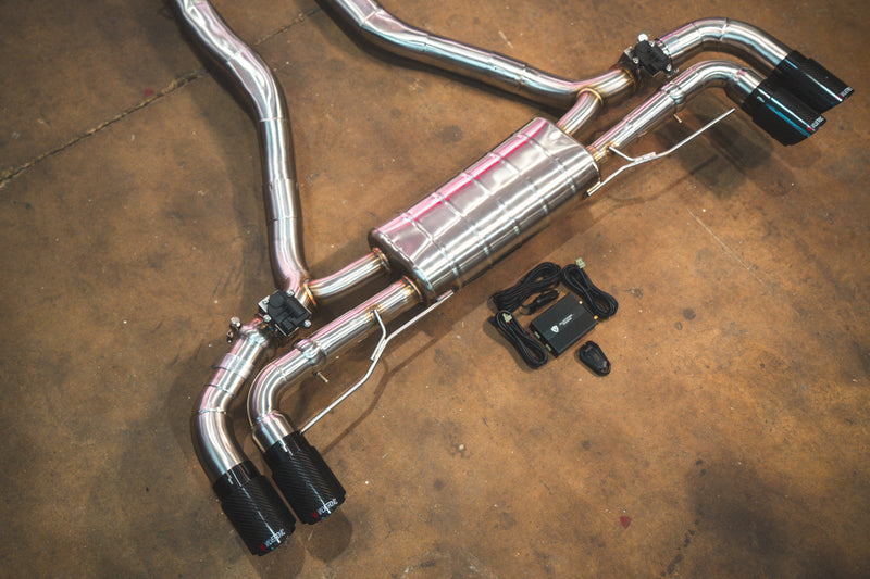 Valvetronic Designs Spjeldstyrt Eksosanlegg – BMW X5, X6 M50i, M60i G05, G06 (V8)