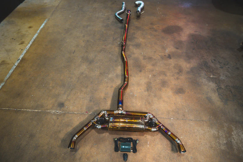Valvetronic Designs Titanium Eksosanlegg – Mercedes-AMG CLA 45 C117 (2013-2018) KONG PERFORMANCE