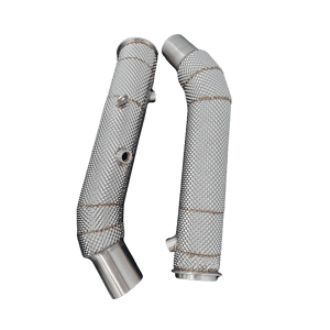 VRP Alfa Romeo downpipes med varmeskjold