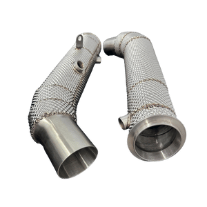 VRP Alfa Romeo downpipes varmeskjold
