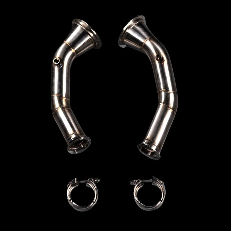 AUDI RS6/RS7 (C8) Catless Downpipes fra BlackBoost KONG PERFORMANCE