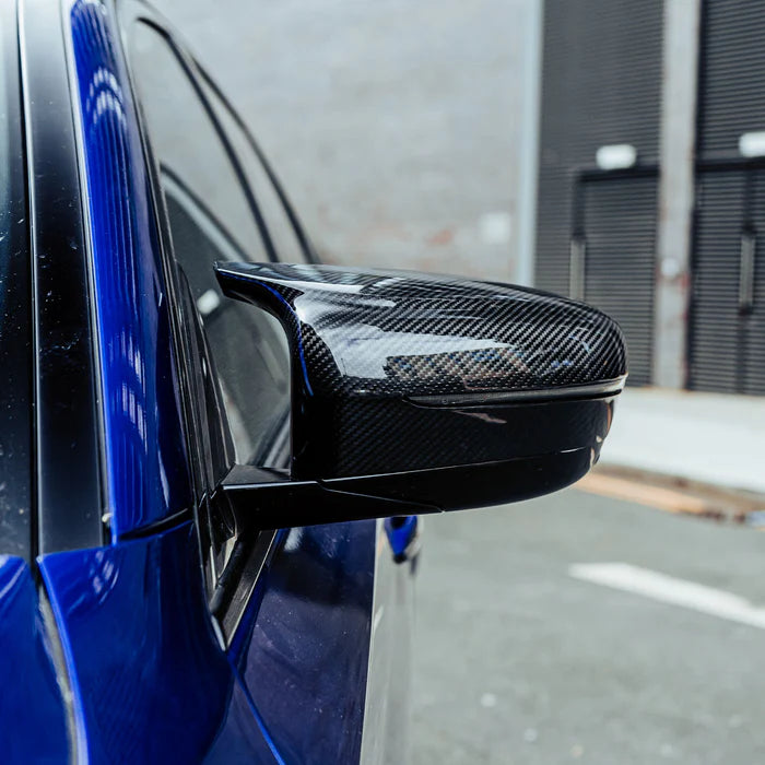MHC+ BMW M5 F90 Speilkåper i gloss pre-preg carbon (2018+) KONG PERFORMANCE