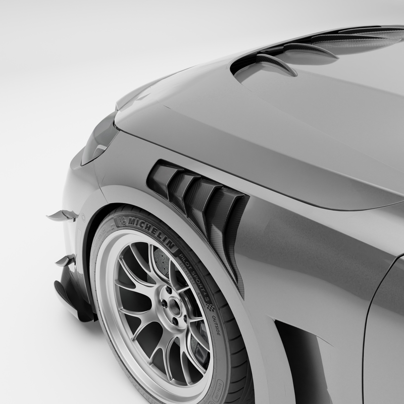 BMW M2 G87 Carbon Fiber Hybrid Front Fenders - Revozport