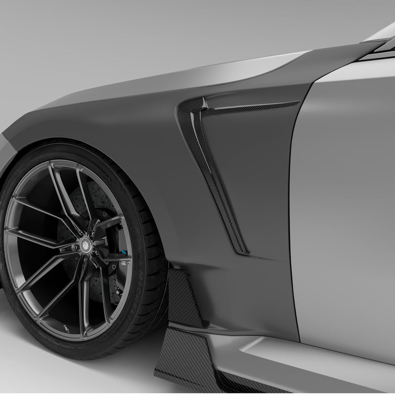 BMW M2 G87 Carbon Fiber Side Fenders - Revozport