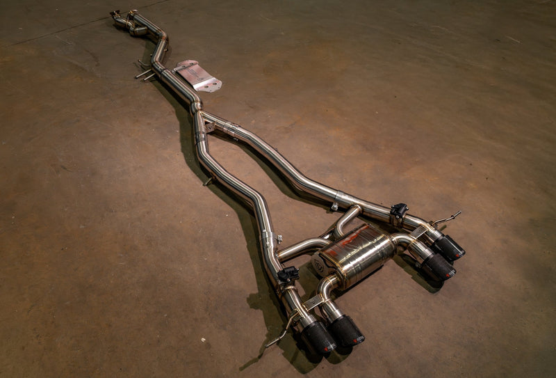 Valvetronic Designs Spjeldstyrt Eksosanlegg – BMW M3 G80, M4 G82, G83 (S58, Equal Length)
