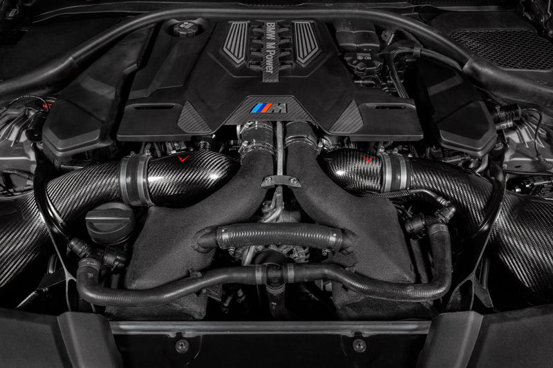 Eventuri BMW F9X M5 M8 Turbo Inlets — detalj