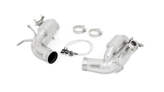 Novitec Ferrari 296 Power eksossystem - Inconel, Gold Plated