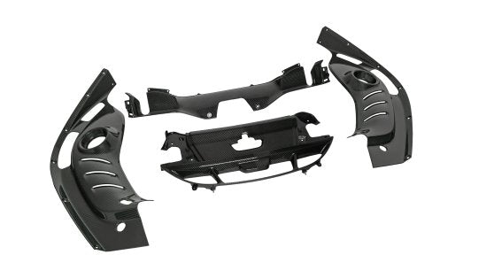 Novitec Ferrari 296 cover engine bay visible karbon GTB