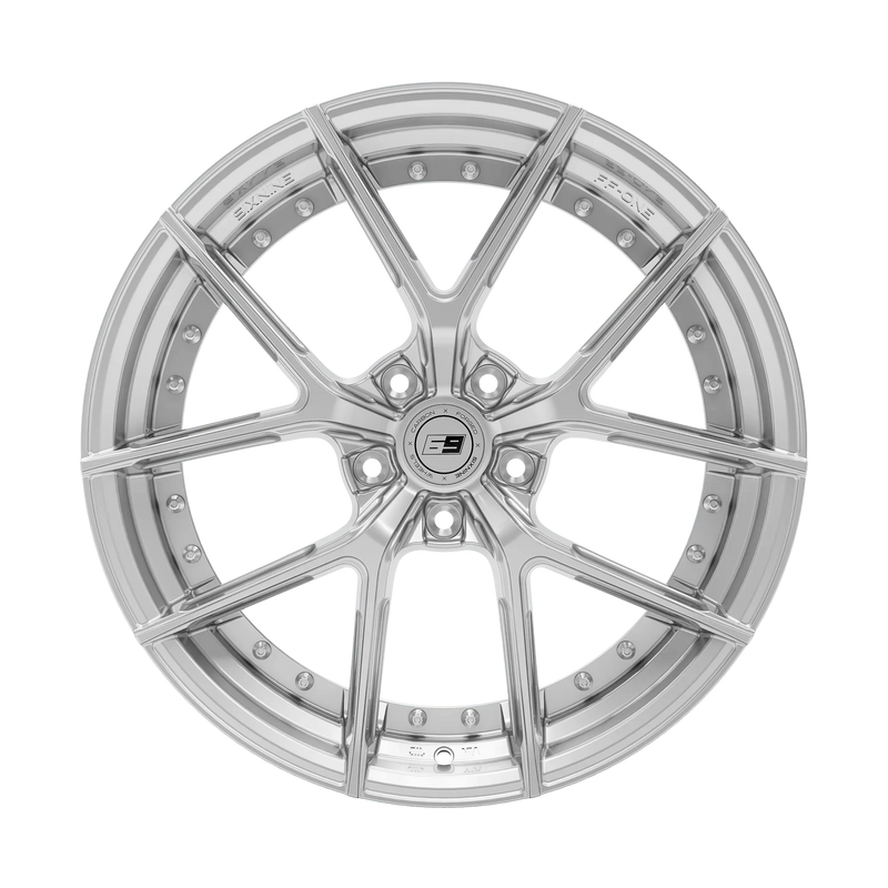 SixNine FF-ONE felgsett - BMW 5-serie F10/F11 - HyperSilver - bak, forfra