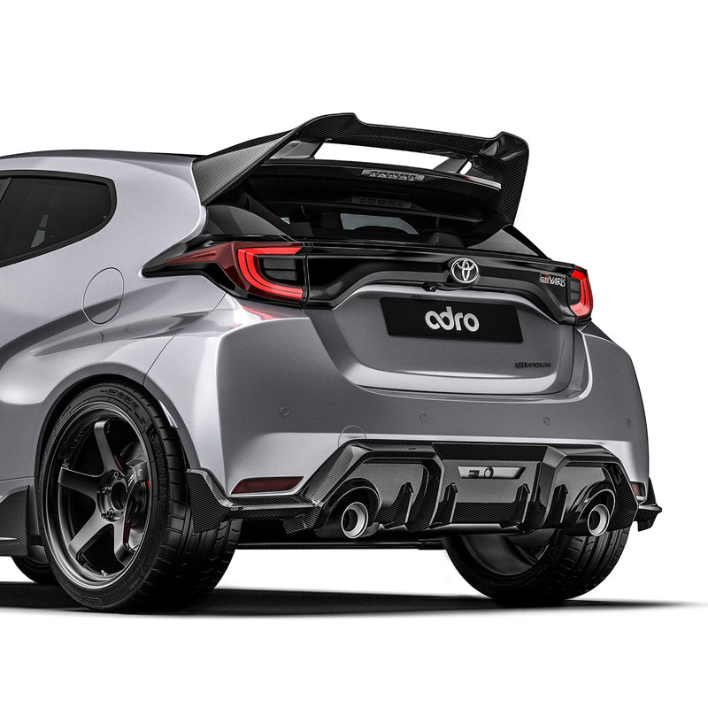 ADRO Toyota GR Yaris Rear Diffuser — sideperspektiv