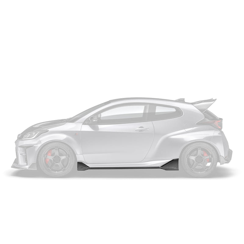 ADRO Toyota GR Yaris Side Skirts Carbon Fiber — sideperspektiv