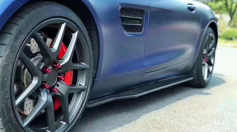 KONG Carbon R-Style Sideskjørt – Mercedes-Benz AMG GT / GTS (2019–2024)
