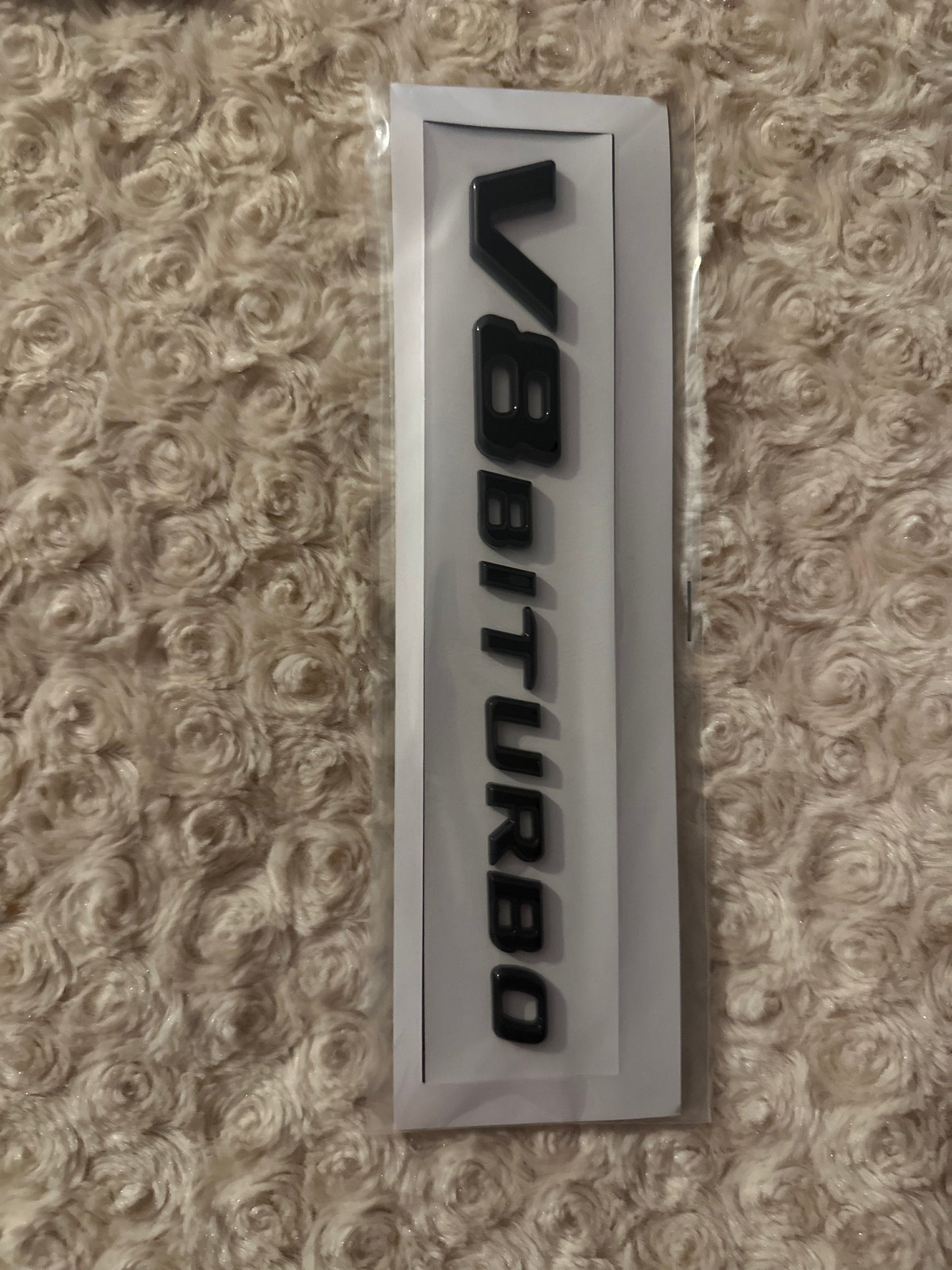 Svart AMG Emblem Sett – C63S / V8 BITURBO – Komplett Kit