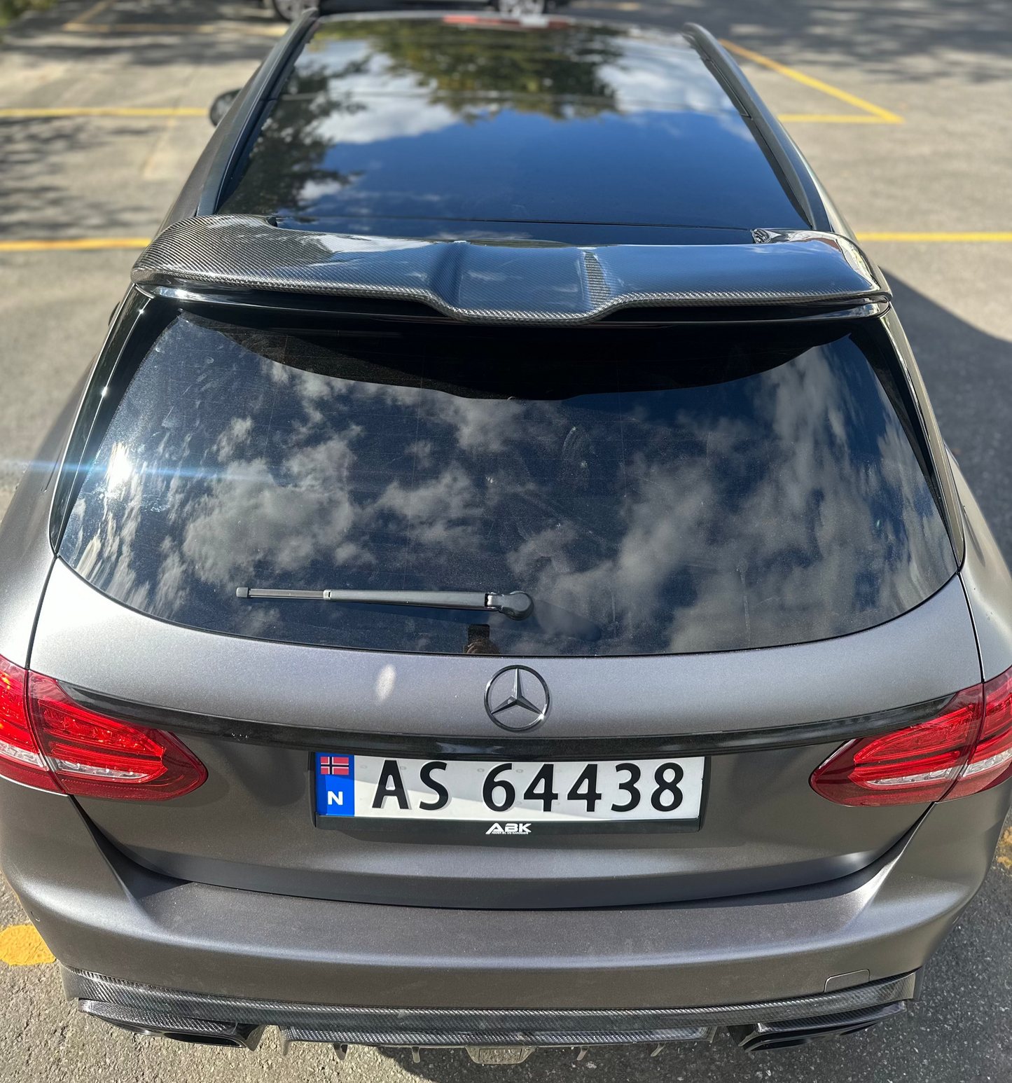 Kong Carbon Takspoiler – Mercedes-Benz C-Klasse S205 (2014–2021)