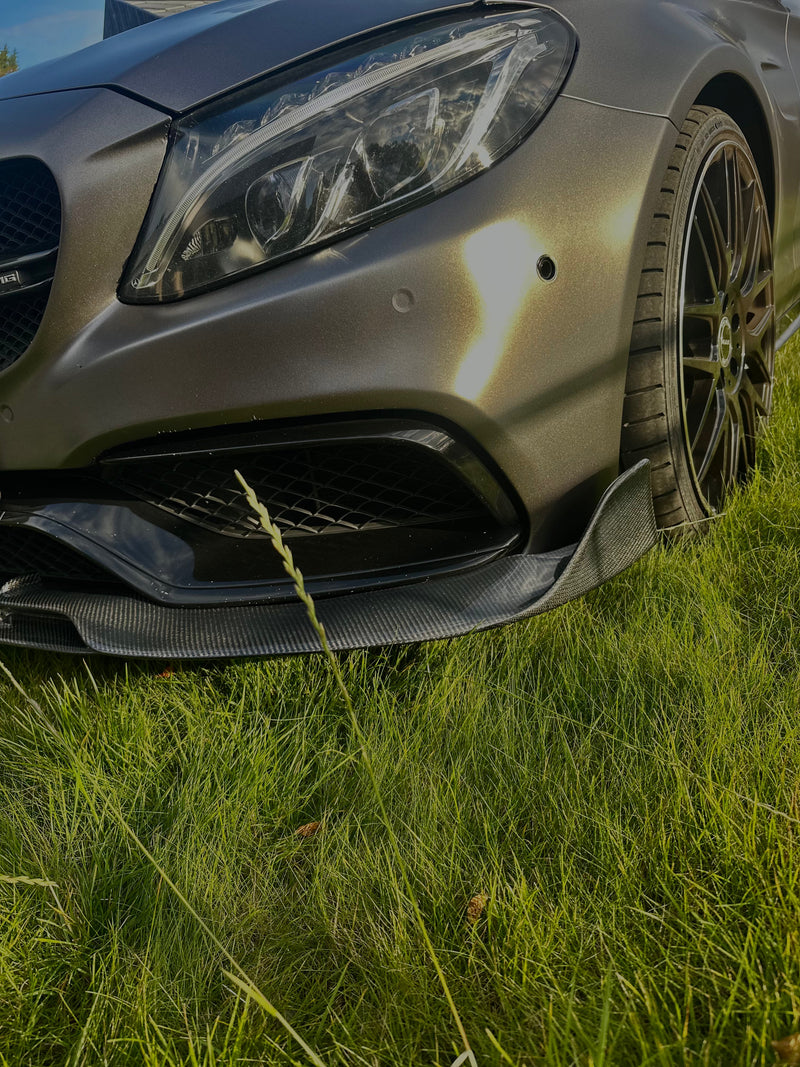 KONG Carbon B Style Frontleppe – Mercedes-AMG C63 W205 Sedan/Stasjonsvogn (2015–2021) KONG PERFORMANCE