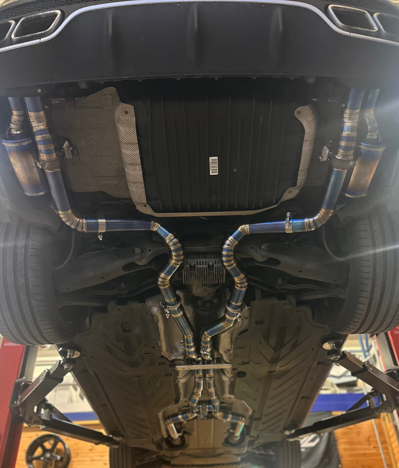 KONG Titanium Catback Eksosanlegg - Mercedes C63/C63s W205