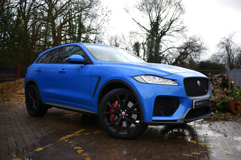 QuickSilver Jaguar F Pace SVR 5.0 sportseksosanlegg med Sound Architect