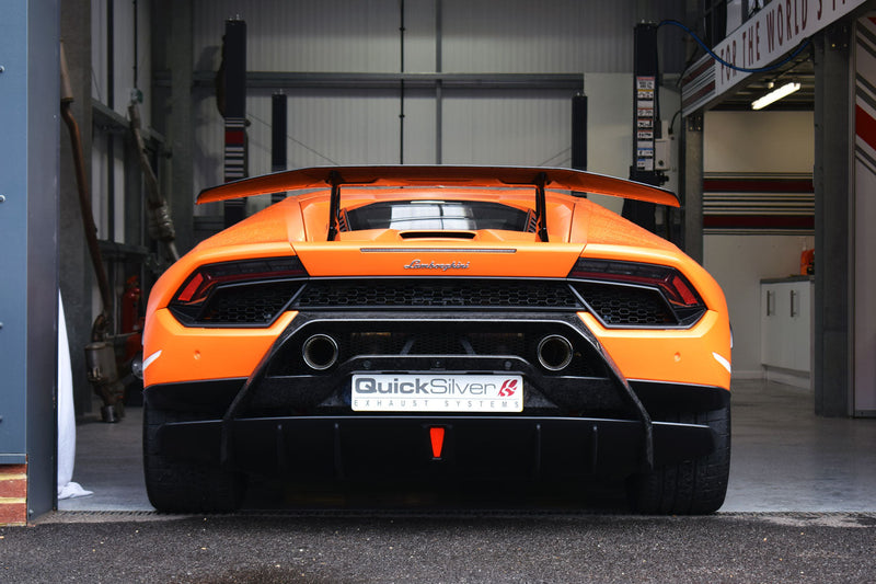 QuickSilver Lamborghini Huracán Performante LP640-4 Titan sportseksosanlegg med Sound Architect
