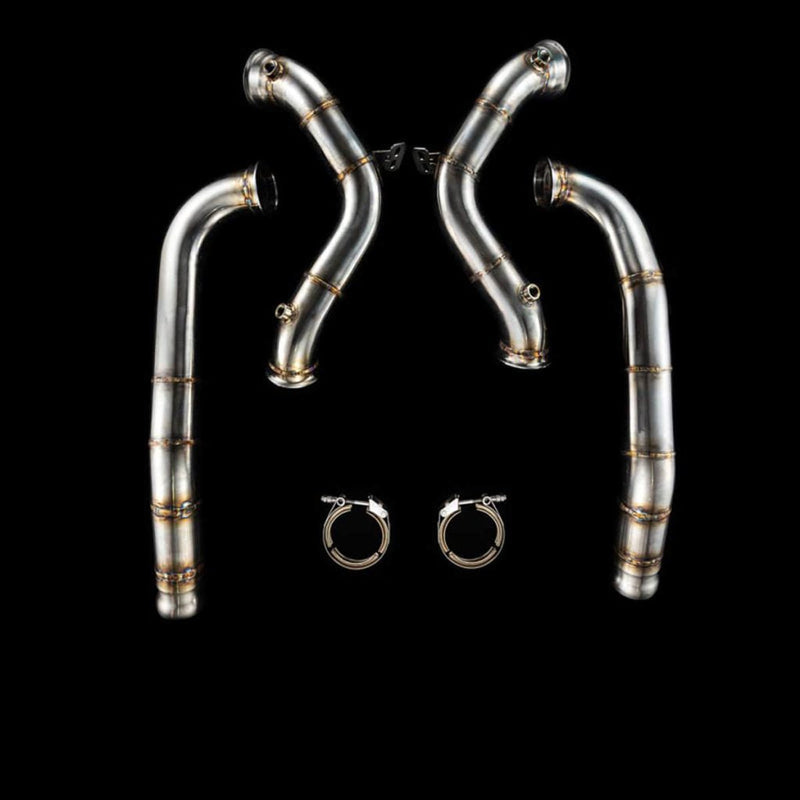 BlackBoost Catless Downpipes – Mercedes-AMG GT / GTS / GTC / GTR (M178, C190/R190) KONG PERFORMANCE