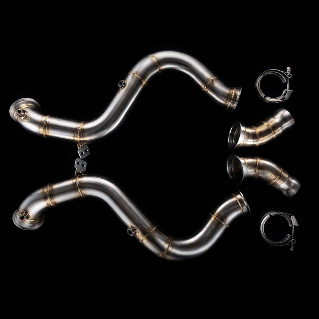 BlackBoost Catless Downpipes-Mercedes-Amg C63S (M177, W205/C205)