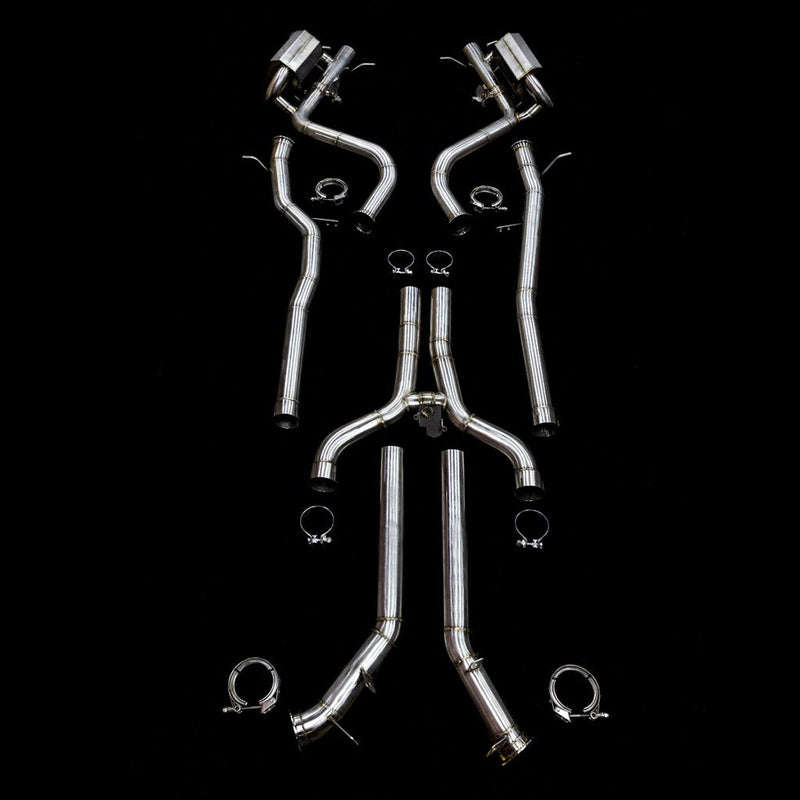 BlackBoost Valved Exhaust System – Mercedes-AMG E63 / E63S (W213/S213, M177) KONG PERFORMANCE