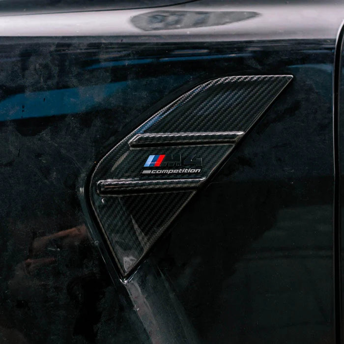 MHC+ BMW M4 Side Badges – Full Replacement (G82/G83) – Pre-Preg Carbon