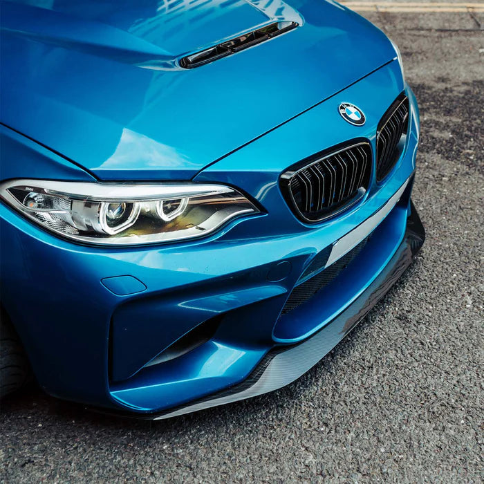 MHC+ BMW M2 N55 GT Style Front Splitter – Pre-Preg Carbon (F87) KONG PERFORMANCE