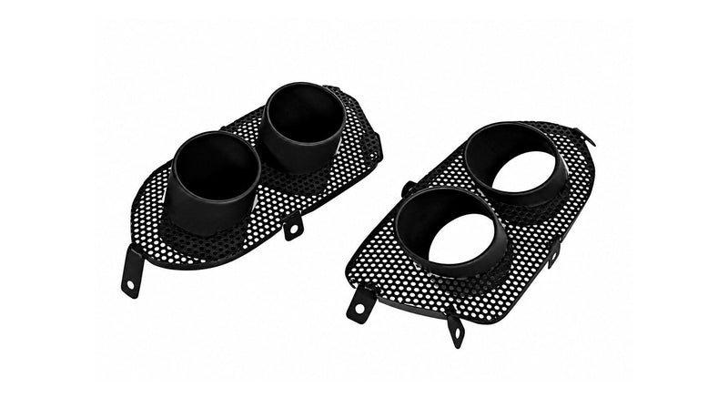 Novitec Ferrari Amalfi eksospotter rustfritt stål med mesh inserts (2 pieces)
