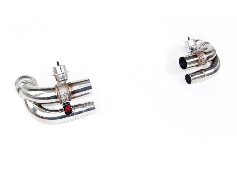 QuickSilver Porsche 911 GT3 og RS (991 Gen1 og Gen2) Side Muffler Deletes med Valves