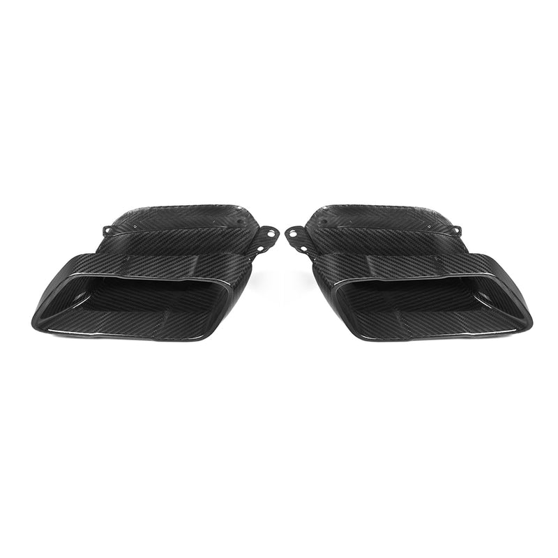 SOOQOO – Carbon Exhaust Tips (SQ Style) BMW X5 G05 / G18 / LCI (2019–2024)